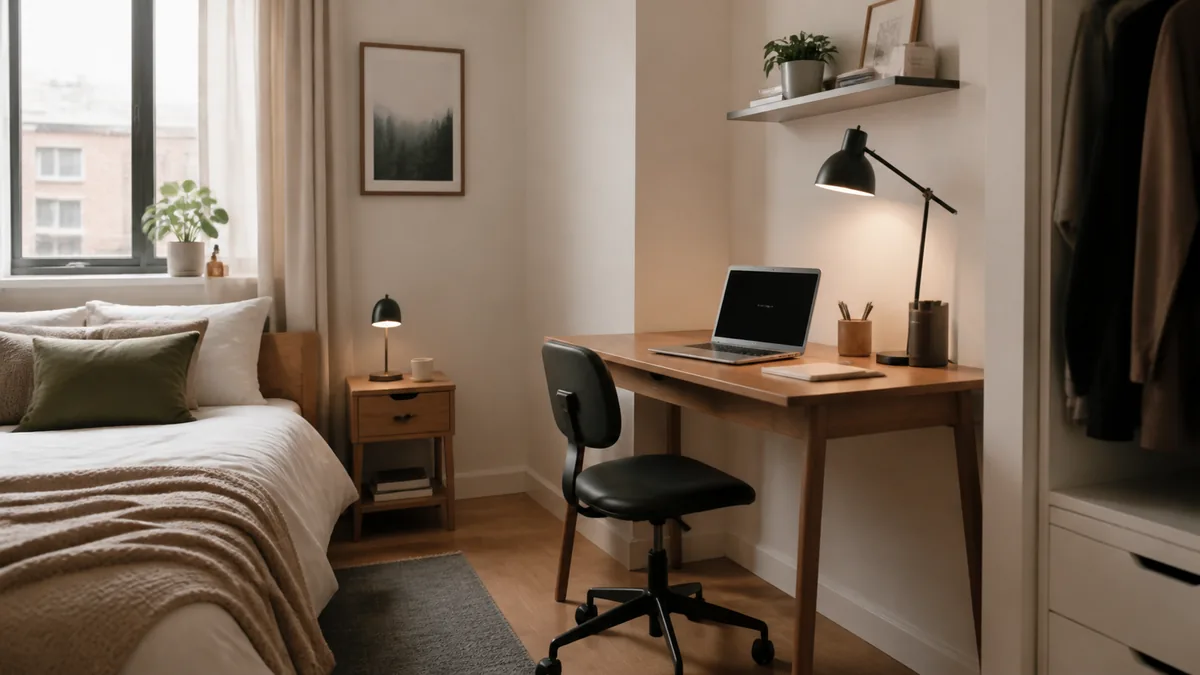 How to Create a Productive Home Office in a Bedroom