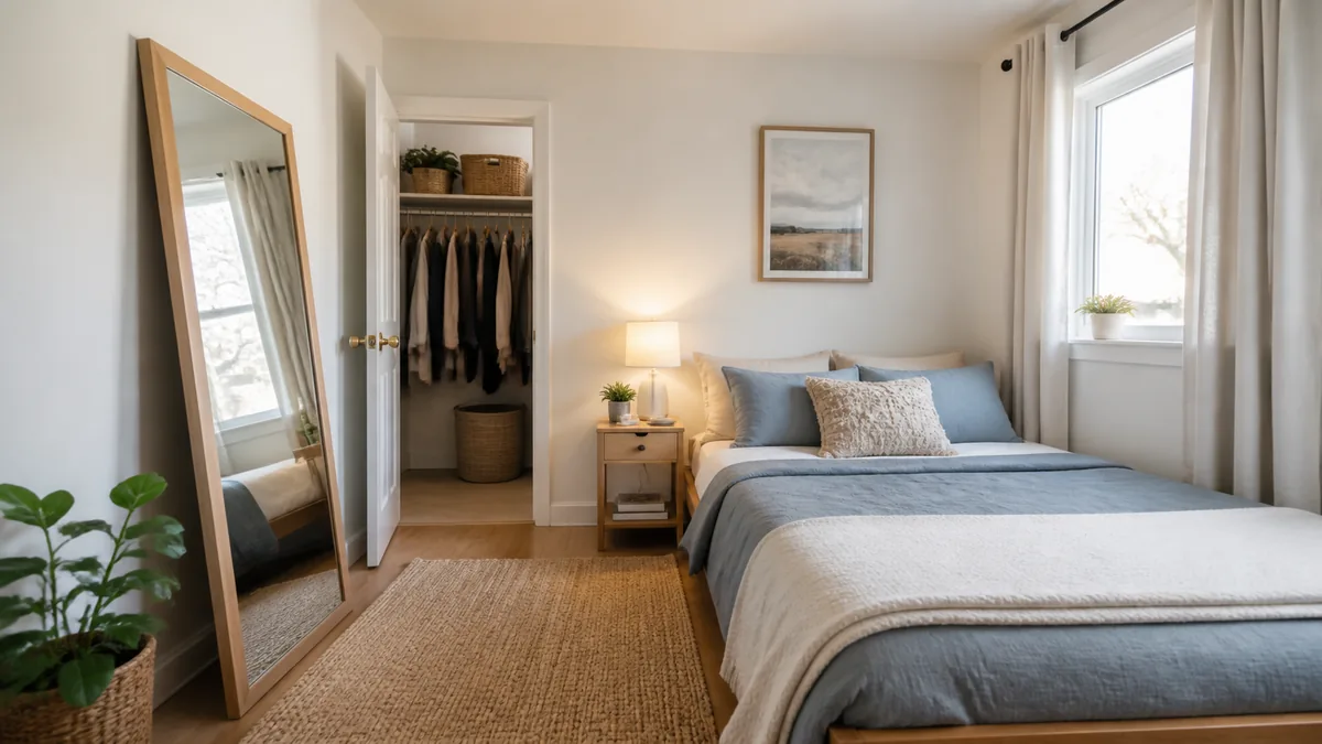 12 Renter-Friendly Ways to Make a Small Room Look Bigger