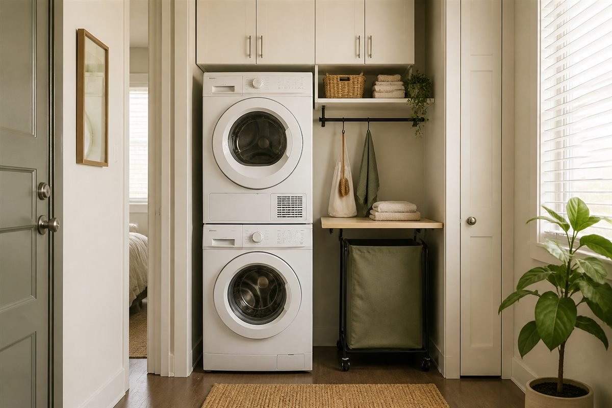 Small Laundry Room Ideas: 17 Renter-Friendly Storage Solutions
