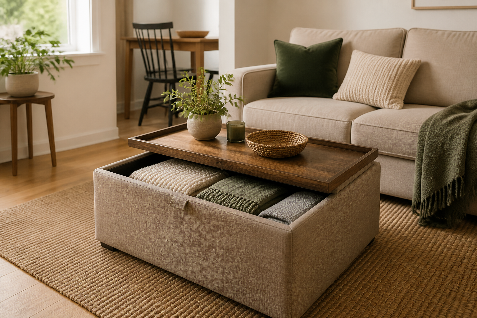 Best Storage Ottomans for Small Living Rooms