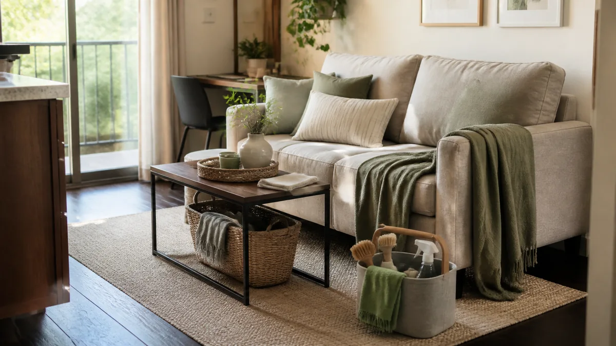 A Simple Weekly Reset Routine for a Small Apartment